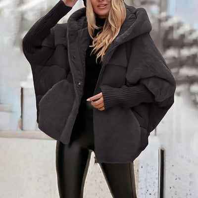 Vera | Hooded Cotton Parka with Faux Fur Trim