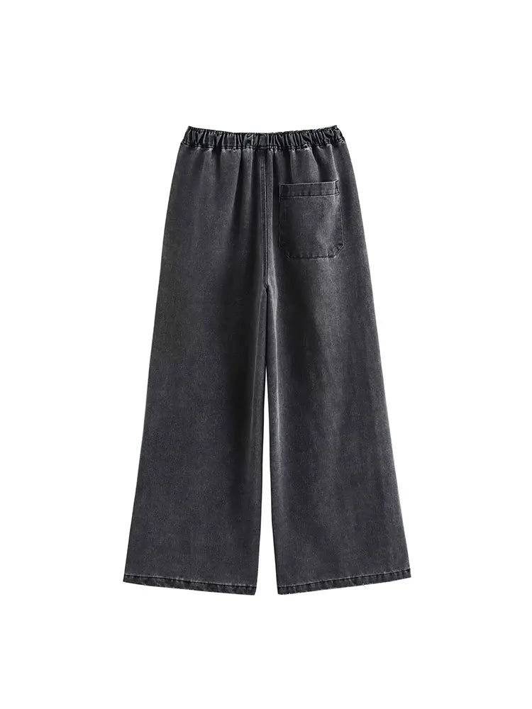 Gisèle | Chic Denim Two-Piece Set with High-Waisted Jeans