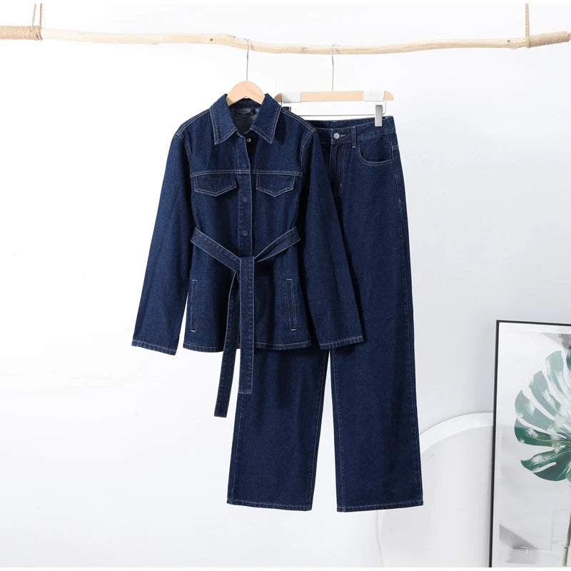 Maya | Spring Denim Jacket & Jeans Set for Women