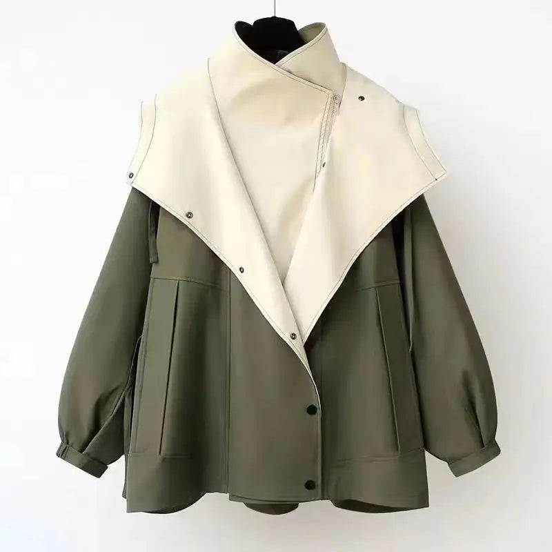 Xandra | Trendy Hooded Windbreaker Coat