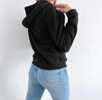 Talia | Thermal Lined Zip-Up Hooded Cardigan