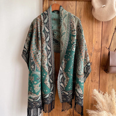 Ingrid | Luxe Cashmere Jacquard Scarf