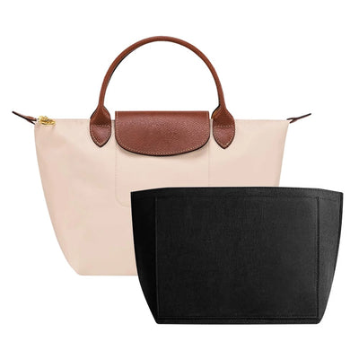 Rose | Felt insert organiser for Longchamp handbags