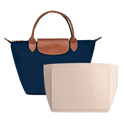 Rose | Felt insert organiser for Longchamp handbags