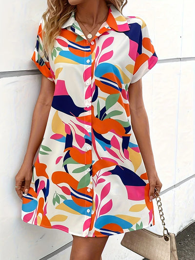 Mira | Urban 3D Print Shirt Dress