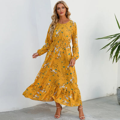 Mira™ | Bohemian Chiffon Maxi Dress