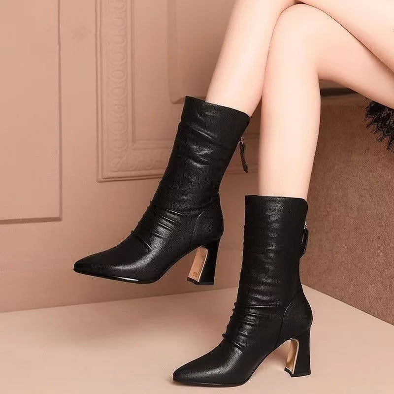 Orla | Soft Leather Ankle Boots