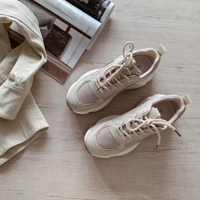 Mira | Colour-block chunky platform sneakers