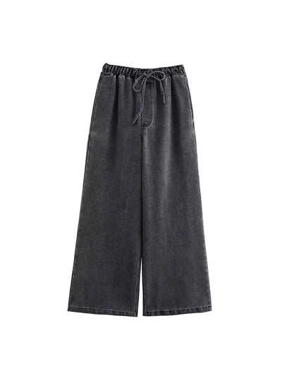 Gisèle | Chic Denim Two-Piece Set with High-Waisted Jeans