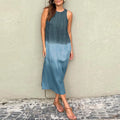 Women's Boho Print Dress – Patchwork A-Line Summer Style
