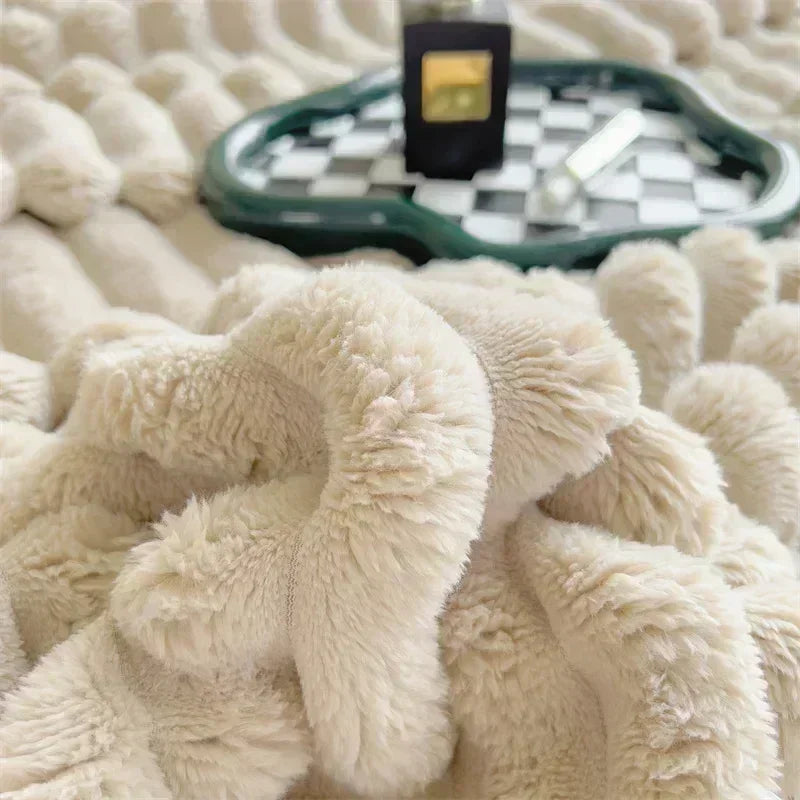 Confort | Ultra-soft faux rabbit velvet blanket