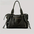 Women's Vintage Washed Leather Tote Bag – Sienna