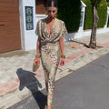 Women's Elegant Maxi Dress – Twisted V-Neckline