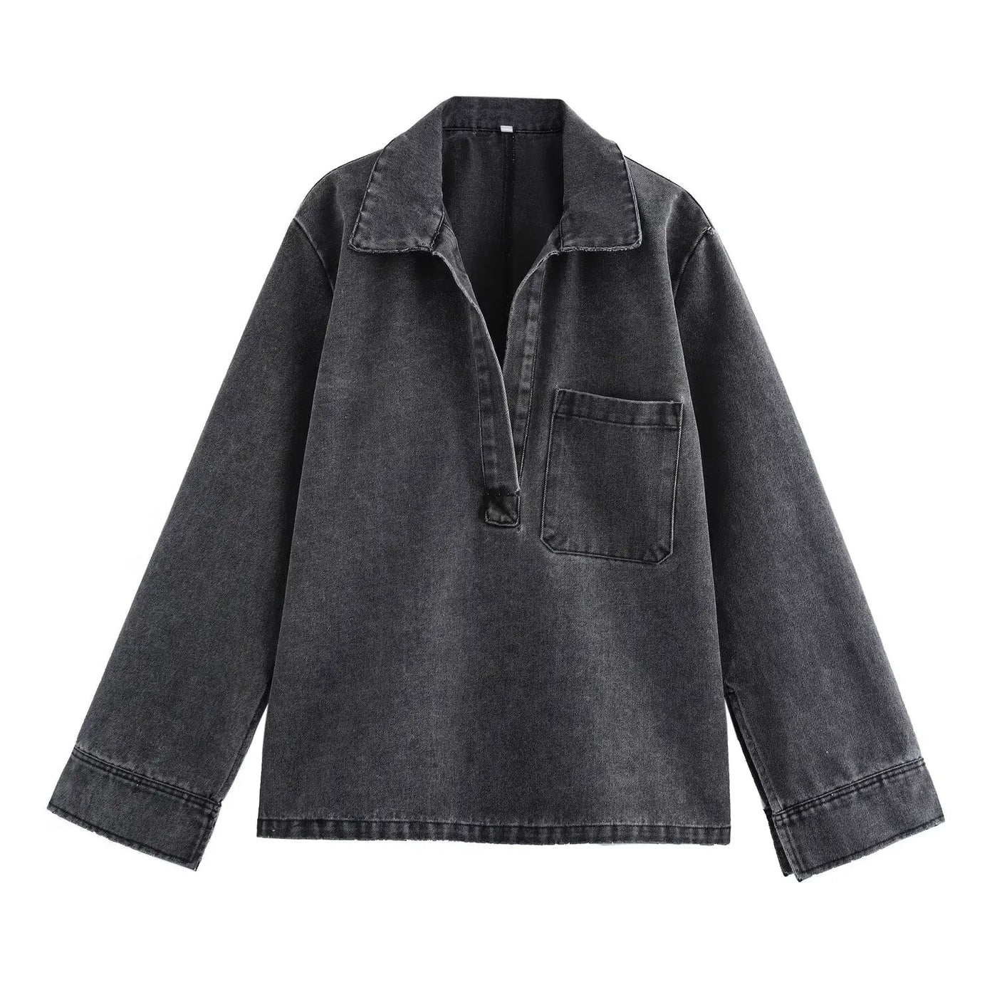 Gisèle | Chic Denim Two-Piece Set with High-Waisted Jeans