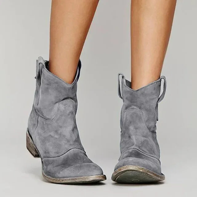 Ulyssa – Vintage Cowboy Ankle Boots