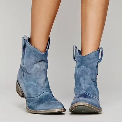 Ulyssa – Vintage Cowboy Ankle Boots