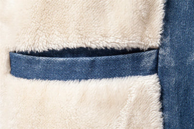 Yanis | Men’s Fleece-Lined Windproof Denim Jacket