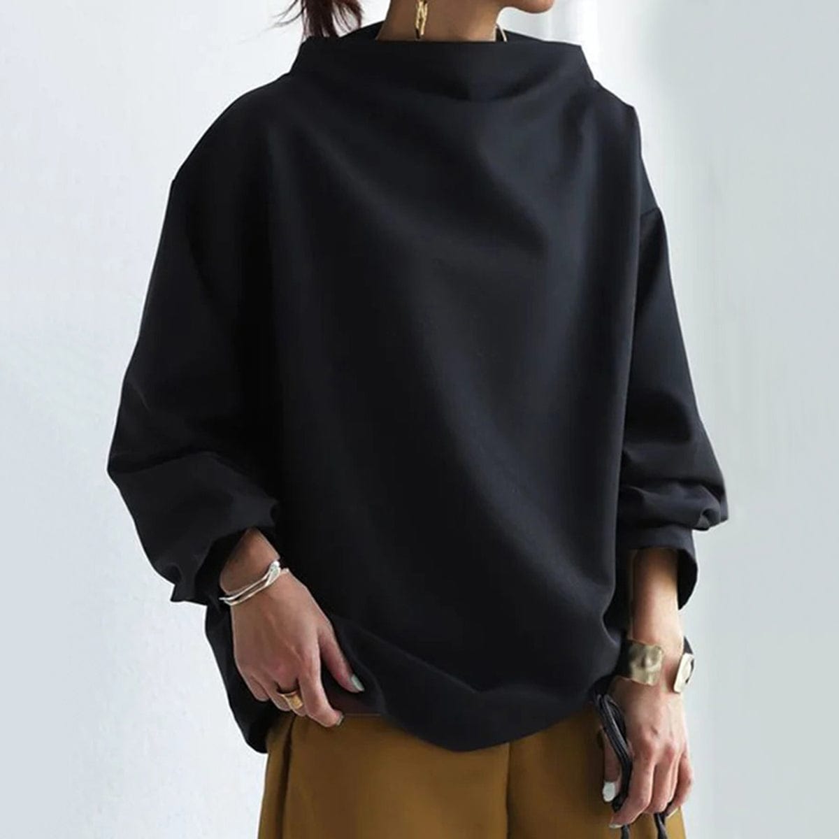 Gabriella™ | Chic High Neck Sweater