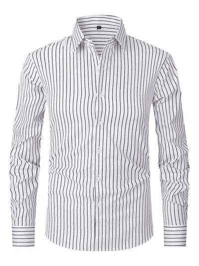 Ace™ | Stripe Printed Men’s Long Sleeve Shirt