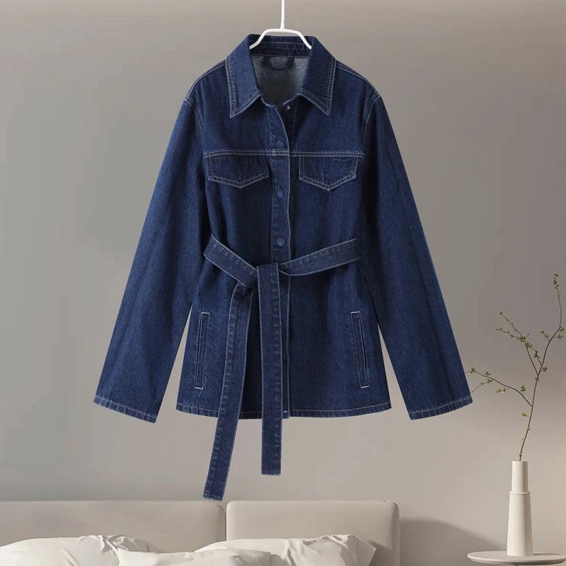 Maya | Spring Denim Jacket & Jeans Set for Women