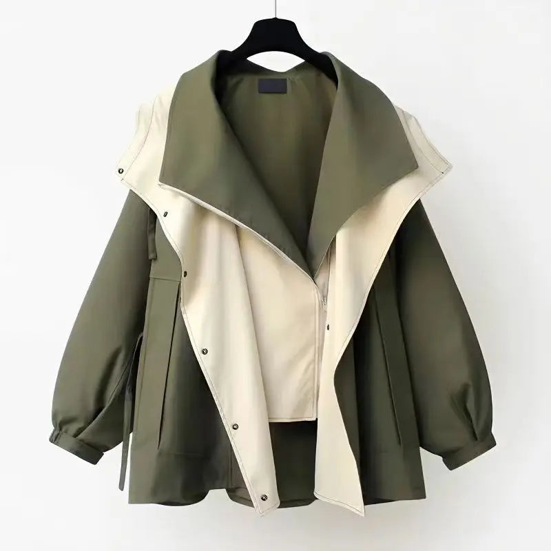 Xandra | Trendy Hooded Windbreaker Coat