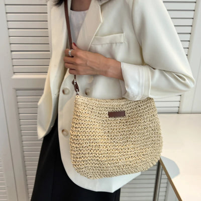 Sophie™ | Stylish Straw Shoulder Bag for Women