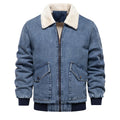 Men's Fleece-Lined Windproof Denim Jacket – Yanis
