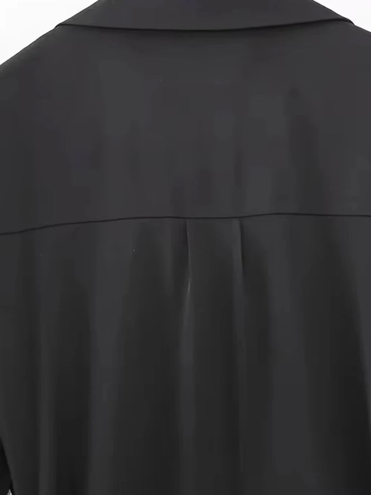 Vanessa | Belted Short-Sleeve Zipper Playsuit