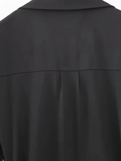 Vanessa | Belted Short-Sleeve Zipper Playsuit