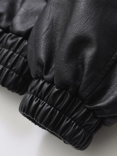 Valentina | Retro Faux Fur Biker Jacket