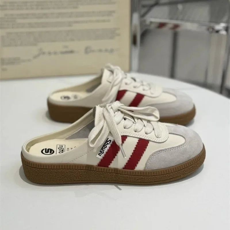 Pauline | Casual Platform Slip-On Mules