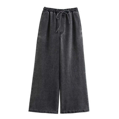 Gisèle | Chic Denim Two-Piece Set with High-Waisted Jeans