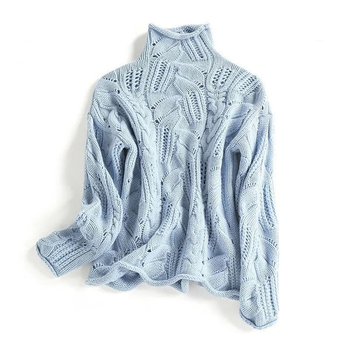 Flat lay of a light blue women&