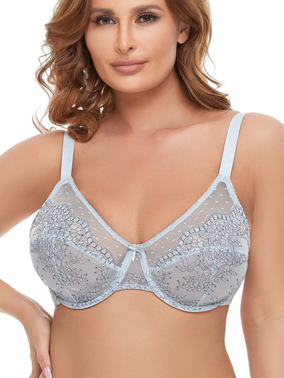 Queenie | Unlined Underwire Minimizer Bra – Full Coverage