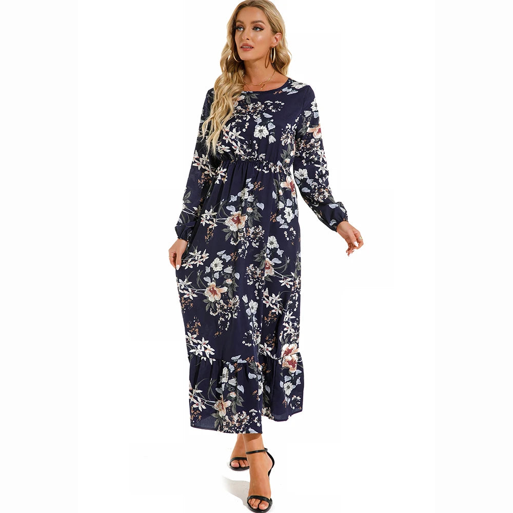 Mira™ | Bohemian Chiffon Maxi Dress