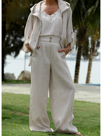 Linen™ | Women's 100% Jacket and Pats Sets