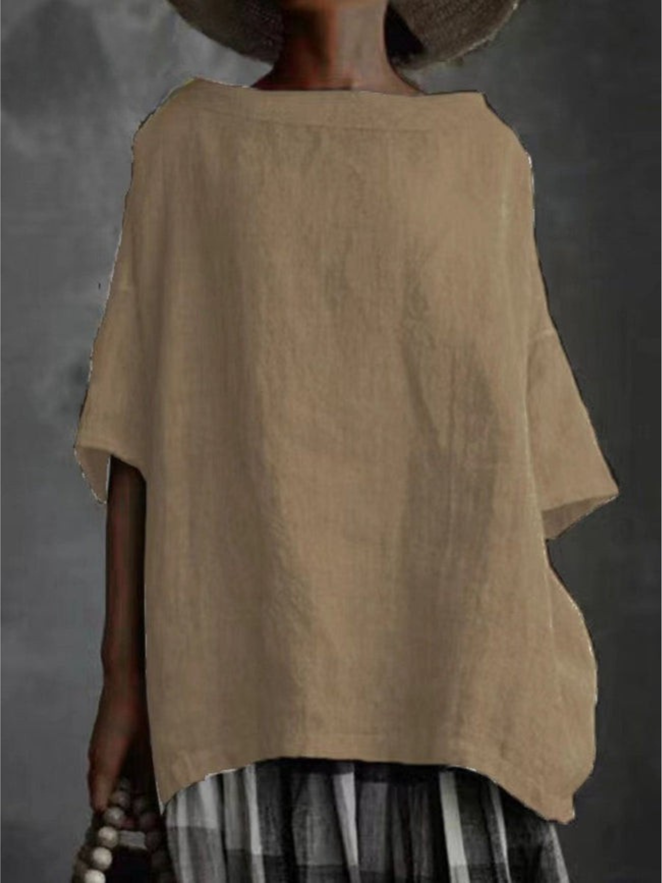 Elegant™ |  Casual Woman Cotton and linen T-shirt