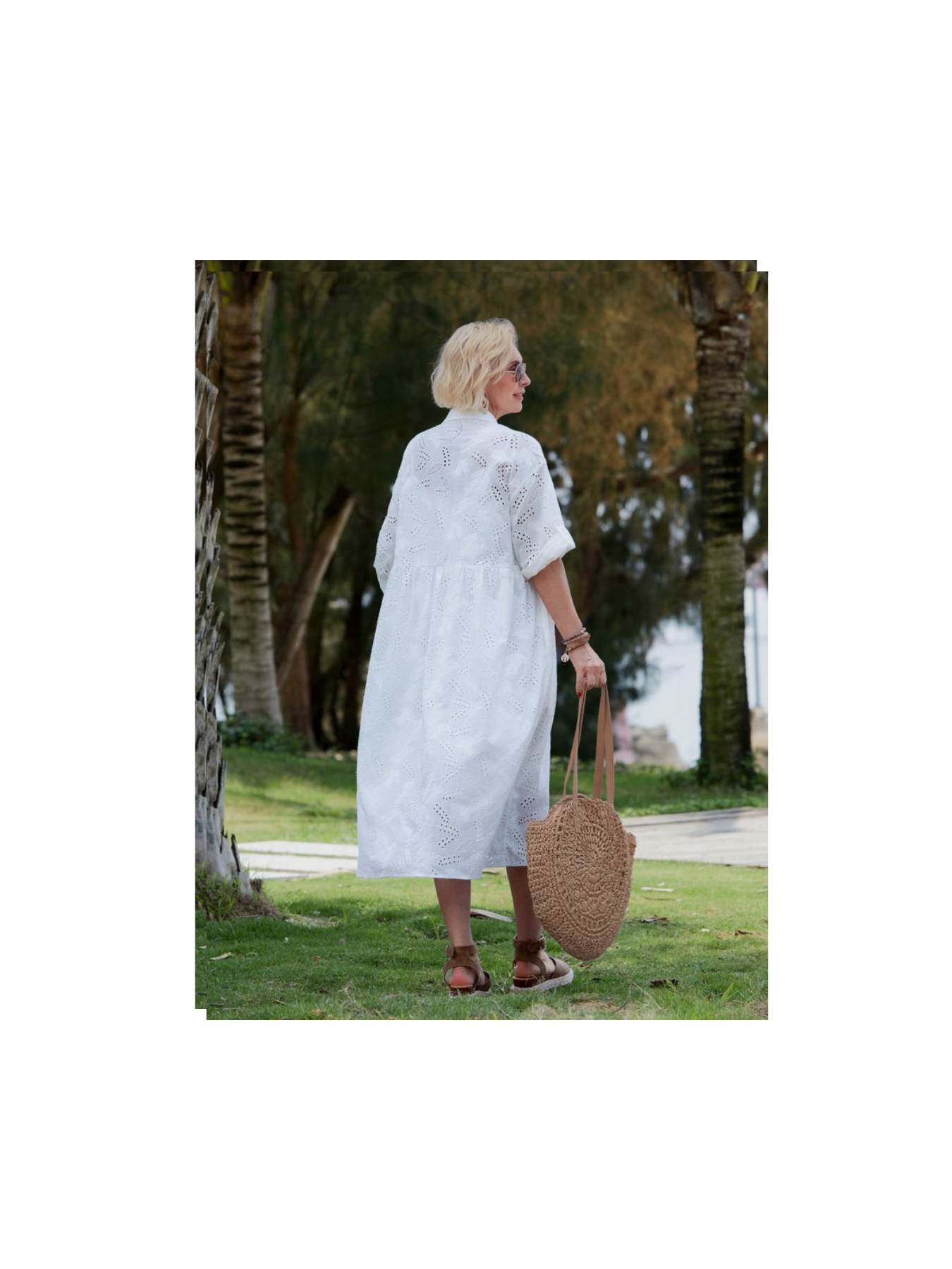 Cotton™ | Embroidery Shirt Dress