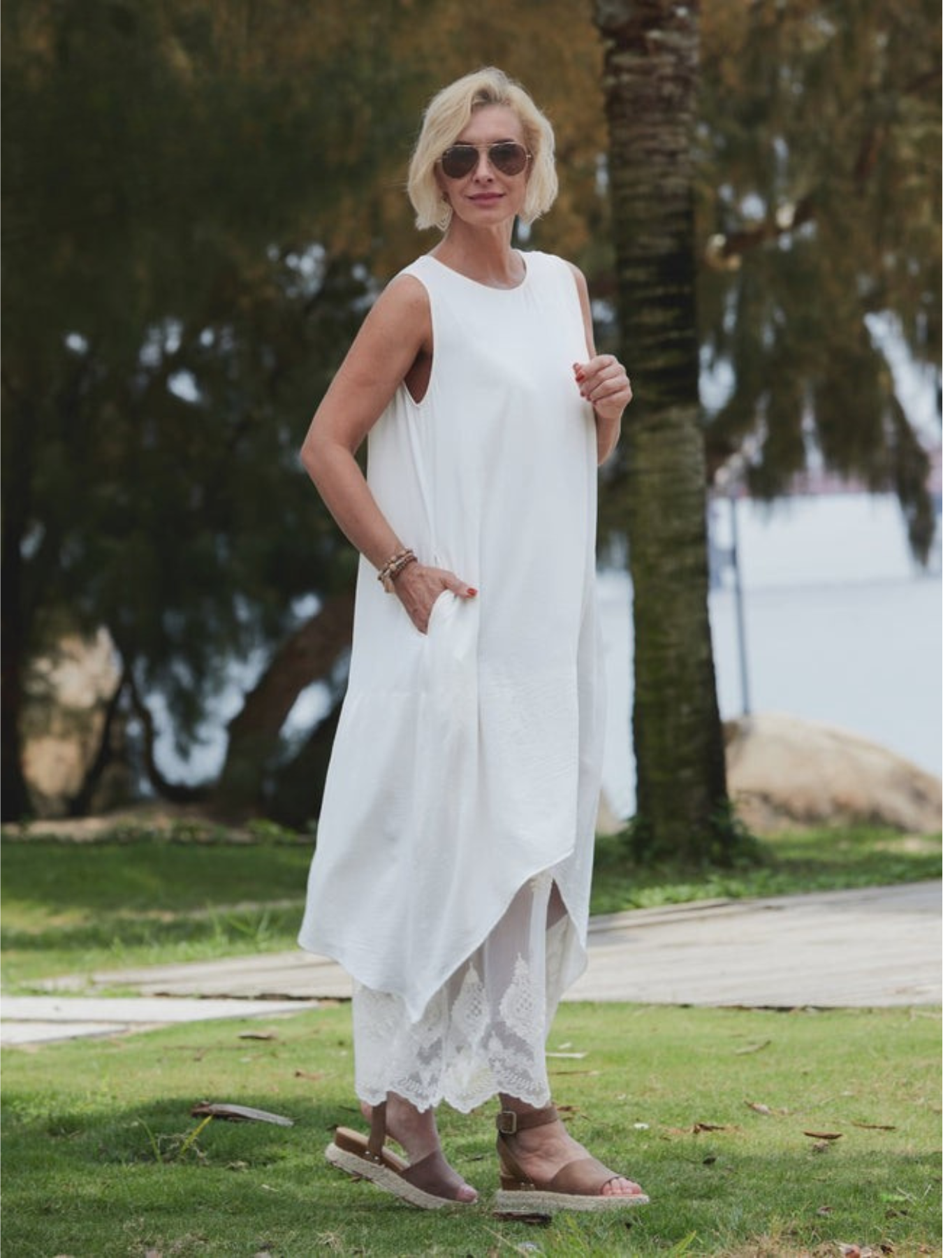 Women’s™ | Lace Dress Two-piece Set