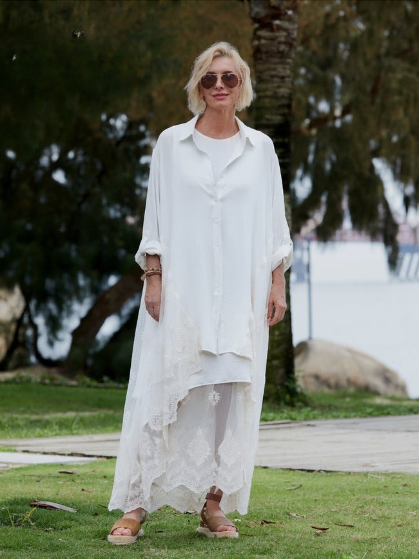 Women’s™ | Lace Dress Two-piece Set