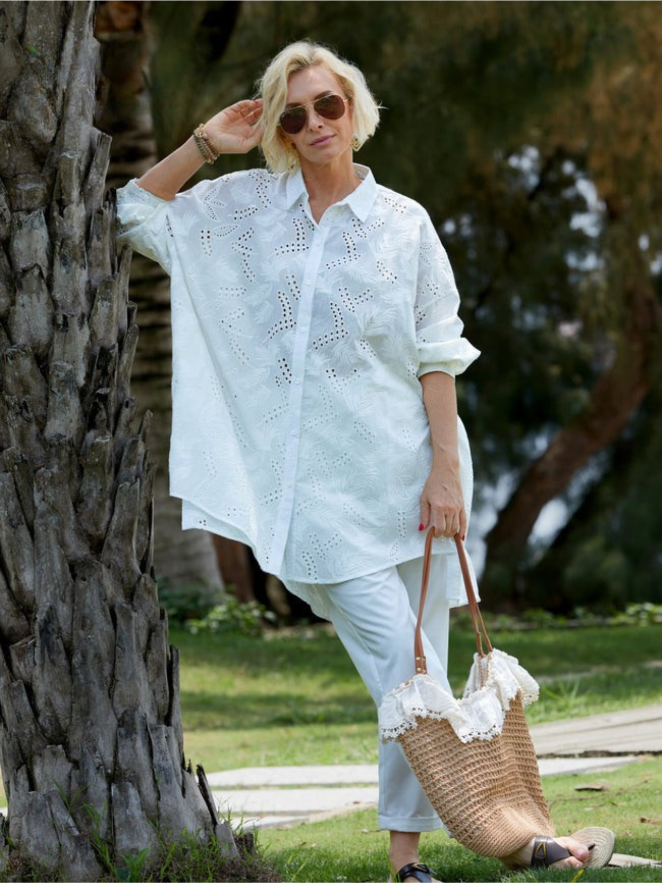 Women’s™ | 100% Cotton Embroidery Shirt