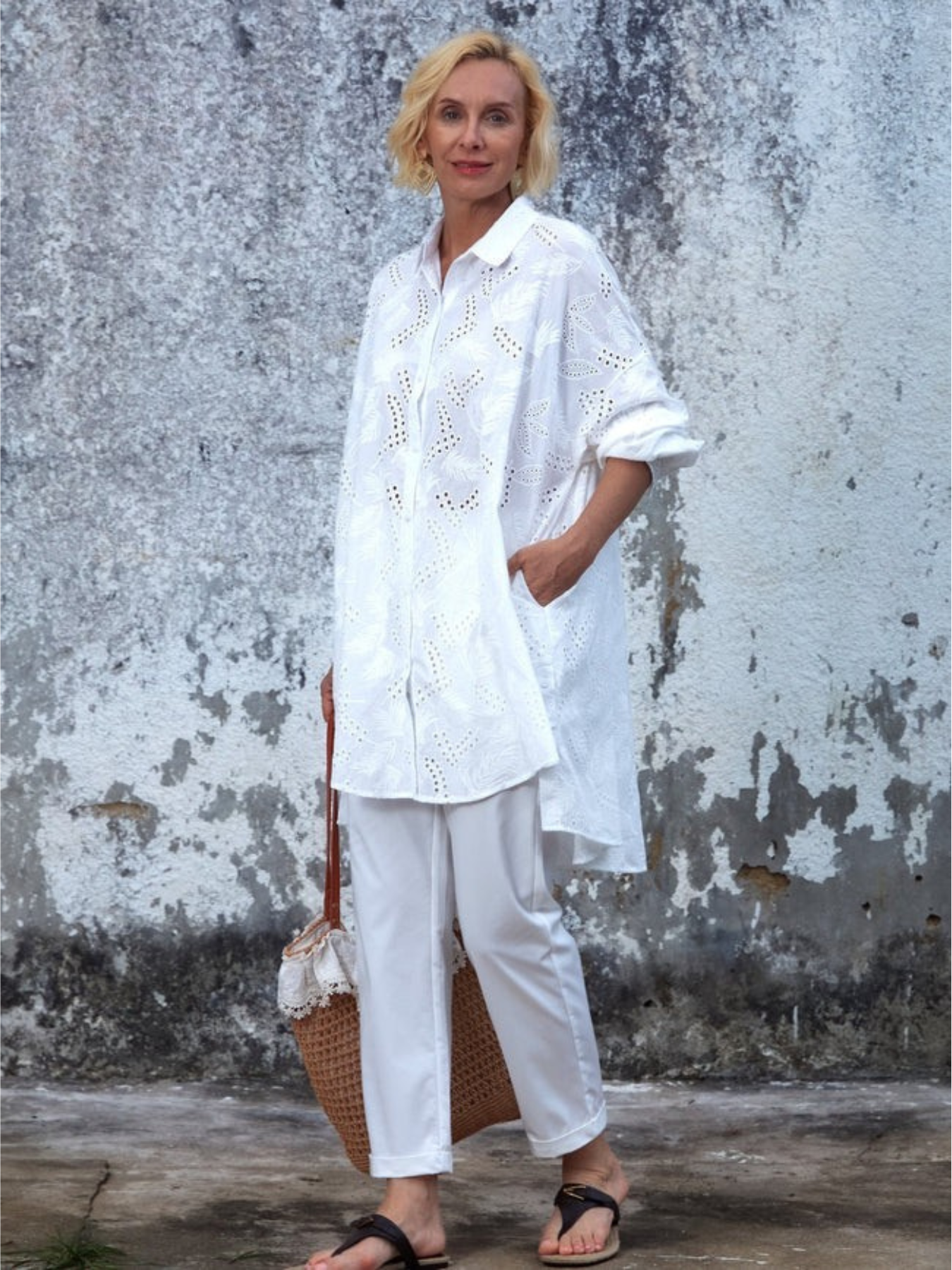 Women’s™ | 100% Cotton Embroidery Shirt