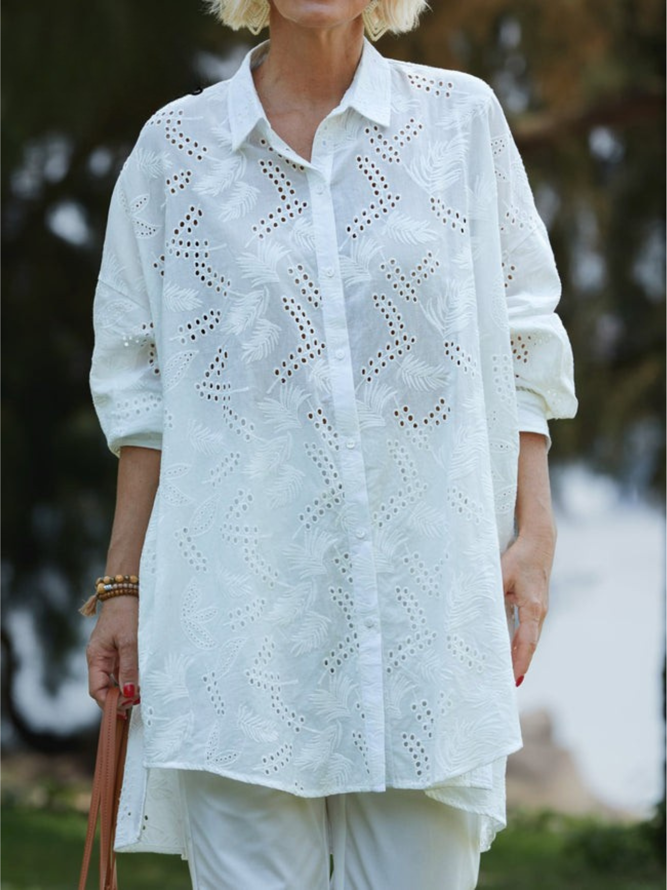 Women’s™ | 100% Cotton Embroidery Shirt