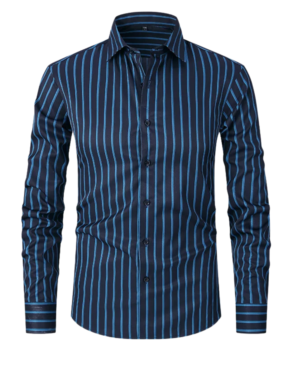 Ace™ | Stripe Printed Men’s Long Sleeve Shirt