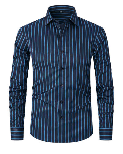 Ace™ | Stripe Printed Men’s Long Sleeve Shirt