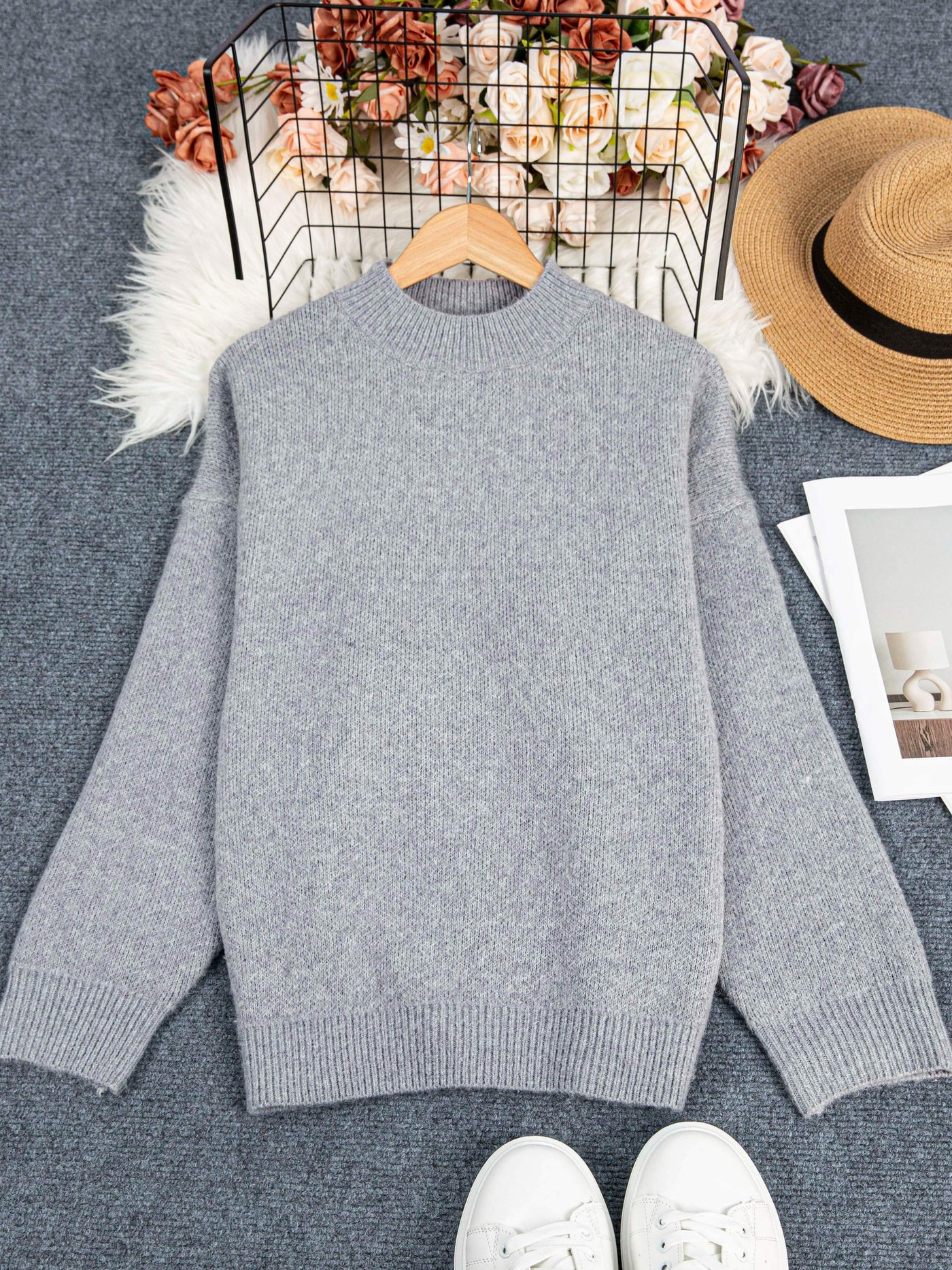 Xavier | Cozy Plus-Size Knit Sweater