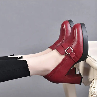 Quincy | Versatile Leather Heeled Shoes