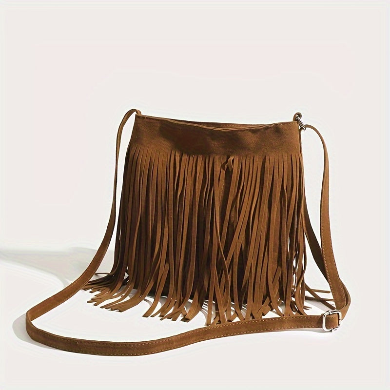 Faye | Boho Chic Fringe Shoulder Bag
