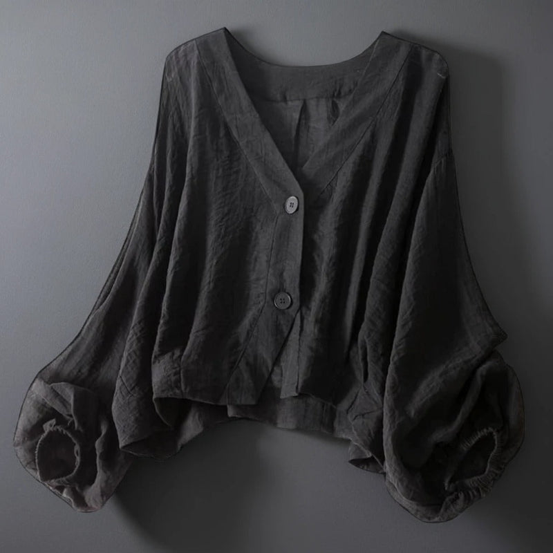 ELLA™ | Linen Woman Blouse