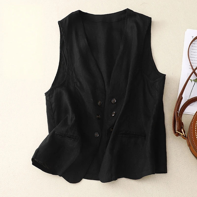 ÉLOISE™ |  LINEN VEST For Woman